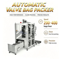 Machine de pesage et d'ensachage automatique de poudre sans poussière 25kg 50kg avec valve interne et contrôle PLC