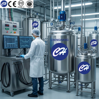 Tanque de Fermentación Aeróbica Sanitario de Acero Inoxidable de 200L, Estándar ASME, Precio de Fábrica
