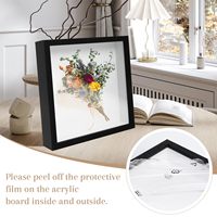 3d Deep Box 8x8 8x10 10x10 16x16Inch A4 Decoration Art Picture Frame Box Photo Frame Shadow Box Frames Wholesale With Plexiglass
