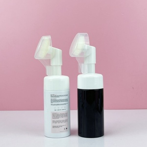 Popular 100ml 120ml 150ml 200ml Foam <b>Bottle</b> Facial Foam Brush Set <b>Bottles</b> Shower Gel Mousse Foaming <b>Pump</b> <b>Bottle</b> With Brush <b>Pump</b> - Product Image 5