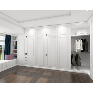 <span class=keywords><strong>Armario</strong></span> de Madera Moderno en Forma de L, Diseños de Armarios Empotrados, <span class=keywords><strong>Armario</strong></span> de <span class=keywords><strong>Esquina</strong></span> Blanco Personalizado para Dormitorio con Espejo - Product Image 3
