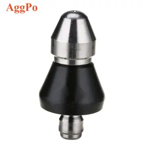 Pressure Washer Sewer Jetter Nozzle - Durable Design Sewer Jet Nozzle - Pressure Drain Jetter Hose Nozzle
