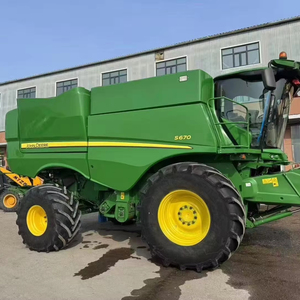 รถแทรกเตอร์สำหรับการเกษตรใช้ในฟาร์มมือสองรถตักดิน John Deer S670 D - Product Image 1
