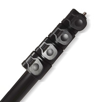 Snap 59 pouces 118 pouces en alliage d'aluminium télescopique monopode Long Selfie Stick pour GoPro extérieur pli supplémentaire