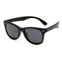 Lunettes de soleil polarisées pour enfants, monture intégrale en silicone, protection UV400, usage sportif, vente en gros auprès du fabricant (OEM/ODM)