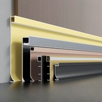 Plinthe LED en aluminium à économie d'énergie pour les centres médicaux et l'ingénierie de santé