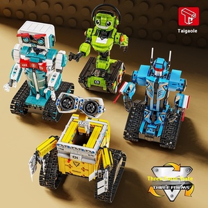 Bloques de construcción ensamblados Wall-E <span class=keywords><strong>Robot</strong></span> modelo Control remoto tres transformadores Mecha juguete de plástico para niños nuevo producto - Product Image 3
