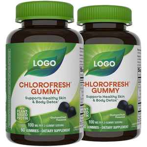 Chlorophylle Gummy 100% Organique à Haute Puissance, Déodorant Interne Directement de l'Usine, Compléments Alimentaires à Base de Chlorophylle - Product Image 1