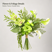 Bouquet de fleurs artificielles en soie, arrangement floral pour centre de table de mariage, décoration de la maison, fleurs artificielles esthétiques