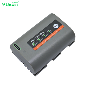 LP-E6, LP-E6P batteria 2600mAh USB-C ricarica, Display LED batterie di ricambio per Canon EOS 5D 6D 7D 60D 70D 80D <span class=keywords><strong>90D</strong></span> - Product Image 4
