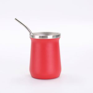 Taza de Yerba Mate Promocional de 8oz, con Revestimiento de Acero Inoxidable 304 de Grado Alimenticio, Aislada, para Regalo o Recuerdo - Product Image 2