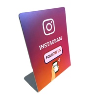 Impression personnalisée Instagram NFC Stand 13.56MHz Whatsapp NFC Display Tag