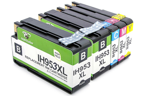 ตลับหมึก <span class=keywords><strong>HP</strong></span> 955 <span class=keywords><strong>955XL</strong></span> ที่ใช้ร่วมกันได้สำหรับเครื่องพิมพ์ OfficeJet Pro Series - ปริมาณหมึกเต็ม รับประกัน 18 เดือน ชิปอัปเดต - Product Image 4