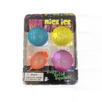 Nouvel ensemble de balles de sport en plastique saveur maltose, jouet anti-stress souple à rebond lent, gadget de décompression sphérique transfrontalier
