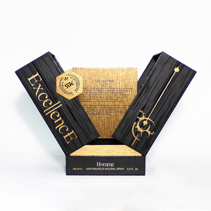 Box Black Boxes For Gift Smart Empty Black Box For Magnetic Perfume Bottle Packaging Gift Box With Eva Luxury
