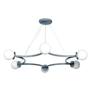 Memphis Hexagonal Chandelier 800mm Green <b>LED</b> E27 Round Pendant <b>Light</b> For Living Room Childrens Room Staircase - Product Image 2