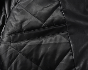 Veste en <span class=keywords><strong>cuir</strong></span> PU pour hommes, marque privée OEM, livraison directe - Product Image 5