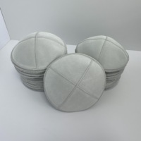 Kippot classique en daim pour la prière juive, idéal pour Bar Mitzvah et mariages, Kippot personnalisées en daim pour les organisations de la communauté juive