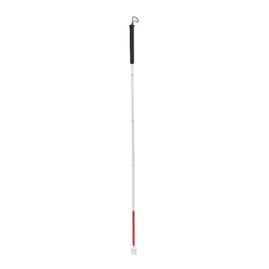 Folding Guide Cane For Blind Aluminum Alloy Telescopic 124135cm Reflective Film Foldable Walking Stick Vision Care Equipment - Product Image 3