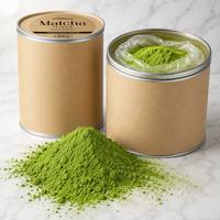 Matcha en Polvo de Grado Culinario 25kg a Granel, Té Verde en Polvo de Grado Alimenticio, Precio de Fábrica, Ingrediente para Repostería al por Mayor, Tambor de Papel, ODM