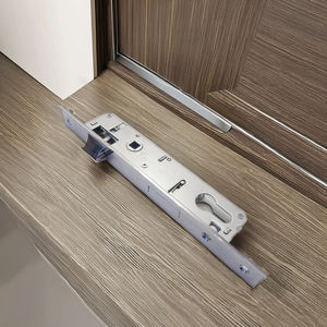 高セキュリティクロムメッキ鉄材料オープンほぞ穴ドアロック本体85mmセンター距離ラッチボルトほとんどのドア - Product Image 4