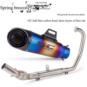 Sistema <span class=keywords><strong>de</strong></span> <span class=keywords><strong>Escape</strong></span> Completo para CFMOTO 250SR 250NK, Edición Racing, Silenciador <span class=keywords><strong>de</strong></span> Contrapresión, <span class=keywords><strong>Escape</strong></span> Estilo Scorpion - Product Image 5