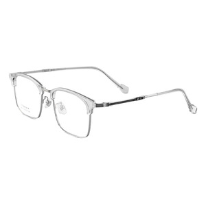 Monturas de Gafas de Titanio Beta, Rectangulares, Montura Completa, Unisex, Tendencia de Moda, Lentes de Resina 23-3 - Product Image 3