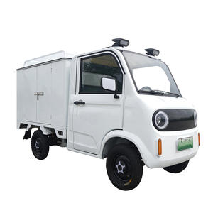 Mini boîte camion Tricycle vélo électrique <span class=keywords><strong>1500W</strong></span> solaire nouveau Tricycle à cabine fermée électrique à quatre roues 2025 avec coffre de cargaison - Product Image 2