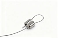 YUYANG Kit de suspension avec pince à câble réglable en acier inoxydable en forme d'anneau à double verrouillage pour usage extérieur