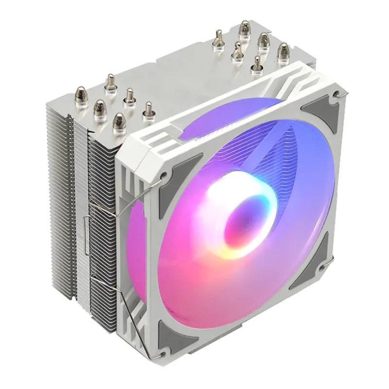 120mm 6 heatpipe ARGB enfriador de CPU para LGA 115X/1200/1700/1366 Ryzen 5 3400G 2600X 3600X 3600 Ryzen 7 1700 de 2700 2700X 3700X