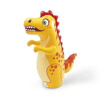 Sac de frappe gonflable de boxe roulante, jeux pour garçons et filles, jouets sportifs, jouet gonflable de dinosaure qui tombe