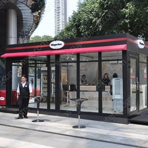 Tente de maison pré-assemblée, conteneur de café et barbier - Product Image 1
