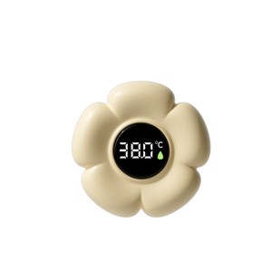 Thermomètre électronique pour la température de l'eau du bain de bébé, thermomètre en forme de fleur pour enfants, en plastique PP+TPE - Product Image 1