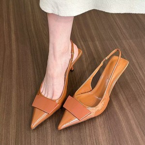 Scarpe da Donna Eleganti Stile Francese con Tacco Alto <span class=keywords><strong>Blu</strong></span> Invernale 2025 Nuovo Design Punta Affusolata Tacco a <span class=keywords><strong>Zeppa</strong></span> Basso <span class=keywords><strong>Sandali</strong></span> con Retro Aperto - Product Image 3