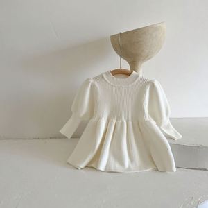 <span class=keywords><strong>Robe</strong></span> en coton à manches longues pour bébé de 2 à 7 ans, vêtements chauds d'automne pour enfants, vêtements pour filles à fleurs - Product Image 2