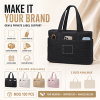 Sac fourre-tout de travail personnalisé OEM rembourré avec 13 poches, en tissu résistant à l'eau, avec compartiment pour ordinateur portable, idéal pour le bureau, les voyages d'affaires et les trajets quotidiens