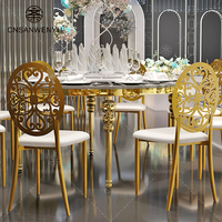 CNSANWENYU Location de chaises de mariage d'extérieur abordables, chaises en fer antirouille pour jardin, plage, événement, banquet, décoration de fête