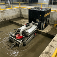 Robot de dragage subaquatique à performance supérieure avec une capacité de 120 CBM/H pour le nettoyage des embouchures de rivières
