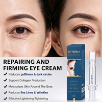 Crème pour les yeux raffermissante instantanée OTVENA avec beurre de karité et aloe vera - Réduit les cernes et les ridules - Sans cruauté - 8 ml - Marque privée