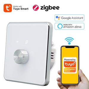 Interruptor de Ventilador Inteligente XIMLON WiFi Zigbee/Tuya/Alexa/Google, Control de Velocidad de 5 Niveles, Interruptor Giratorio para Ventilador de Techo para el Hogar - Product Image 2