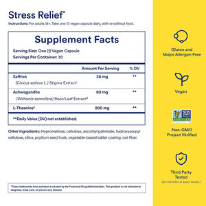 OEM Private Label Stress Relief Soft Capsule integratore alimentare con zafferano Ashwagandha estratto L-teanina aiuta a ridurre lo Stress - Product Image 2