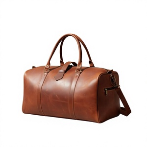 Bolsa de Viaje Unisex Portátil de Gran Capacidad con Cierre de Cremallera, Impermeable, Duradera y Ligera, de Cuero Genuino Vintage, 76-120L+ - Product Image 6