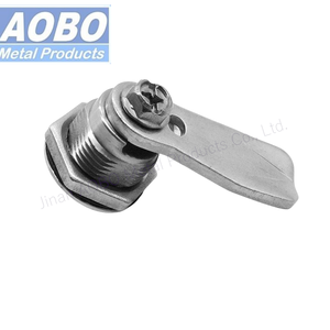 Chốt Xoay Một Phần Tư Khóa Cam Tam Giác Tủ Bằng Thép Không Gỉ Hai Bit Cho Thùng Chứa Đồ Tái Chế - Product Image 4