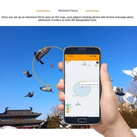 GPS pour oiseaux ultra léger 5,4 g, compétition professionnelle, longue durée de vie de la batterie, double positionnement, suivi en temps réel, localisateur de bague de patte pour animaux de compagnie avec précision de 2 cm