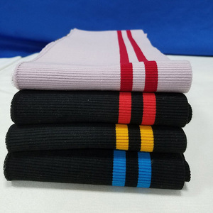 1 Pezzo di Tessuto a Costine Elasticizzato per Polsini, Misto Poliestere-Spandex, Motivo a Righe, Spessore 1,5mm, per Cucito Fai-da-Te - Product Image 5