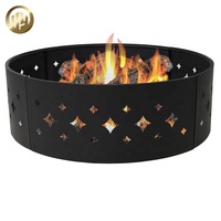 Simple En Métal Personnalisé Motif Extérieur Chauffage Anneau de Feu Sans Fond