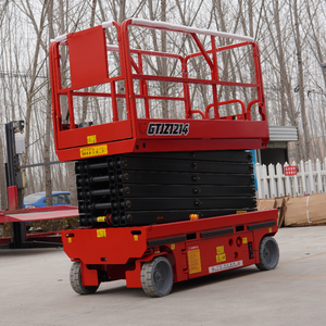 Gunting listrik portabel pengangkat 18m, Platform hidrolik udara naik tinggi Motor pemantauan jarak jauh garansi 1 tahun dukungan Global - Product Image 3