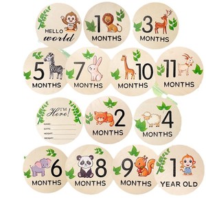 Letreros de pared personalizados de diferentes festivales al por mayor artesanías de madera decoración para colgar en la pared letrero de puerta de bienvenida popular - Product Image 4