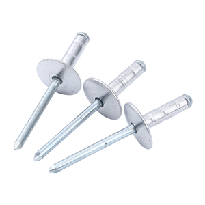 Yüksek Kaliteli Çok Kavramalı Büyük Flanşlı Perçinler Alüminyum Demir Kör Perçin, Çinko Kaplı Gizli Başlı Kör Perçin Özelleştirilebilir - Product Image 3