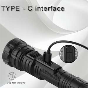 Được Xây Dựng Trong 18650 Pin ABS Trọng Lượng Nhẹ Zoom 15W Torch Ánh Sáng Con Lăn Zoom Thiết Kế Chất Lượng Cao Đèn Pin Siêu Giá Rẻ <span class=keywords><strong>LED</strong></span> Đèn Pin - Product Image 5